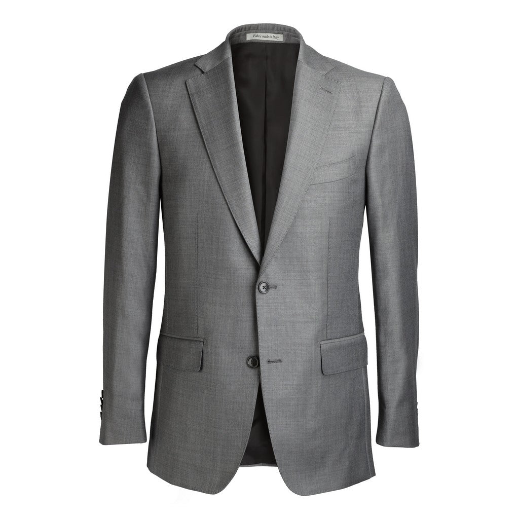 HENRY SARTORIAL Wool Single Breasted Business Suit GREY REG - Henry Bucks