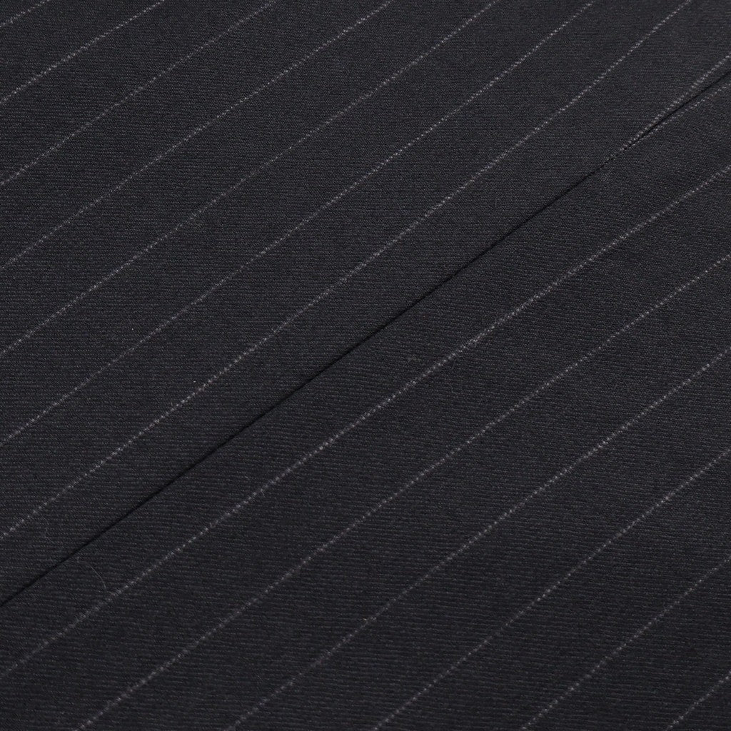 HENRY SARTORIAL Wool Stripe Suit BLACK - Henry Bucks