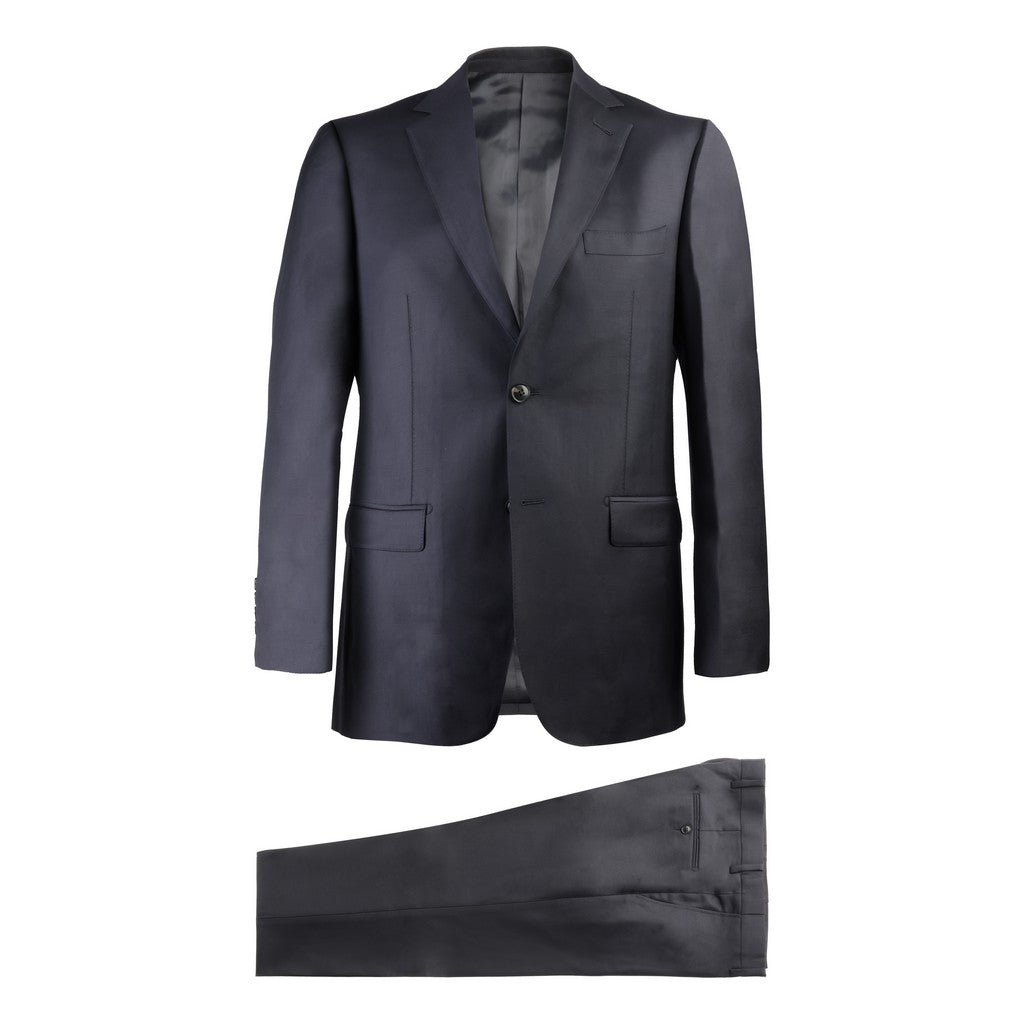 HENRY SARTORIAL Wool Suit BLACK - Henry Bucks