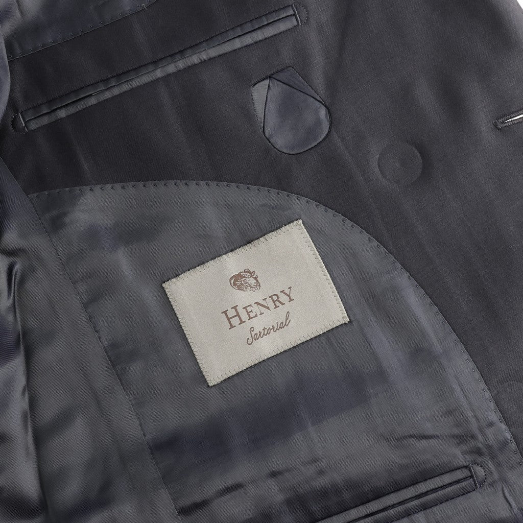 HENRY SARTORIAL Wool Suit BLACK - Henry Bucks