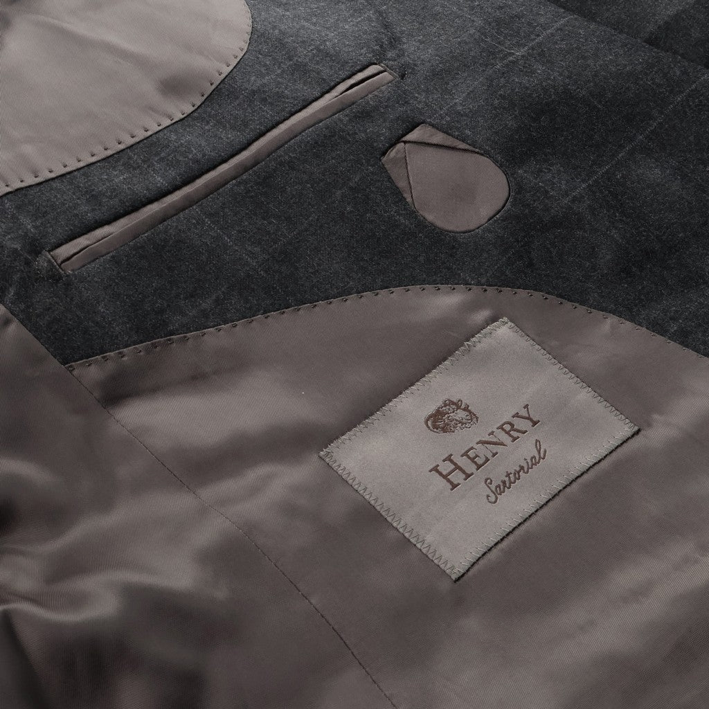 HENRY SARTORIAL Wool Suit CHARCOAL - Henry Bucks