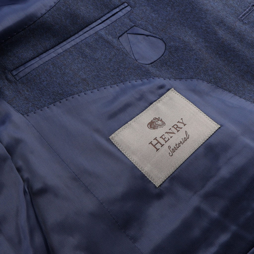 HENRY SARTORIAL Wool Suit MID BLUE - Henry Bucks