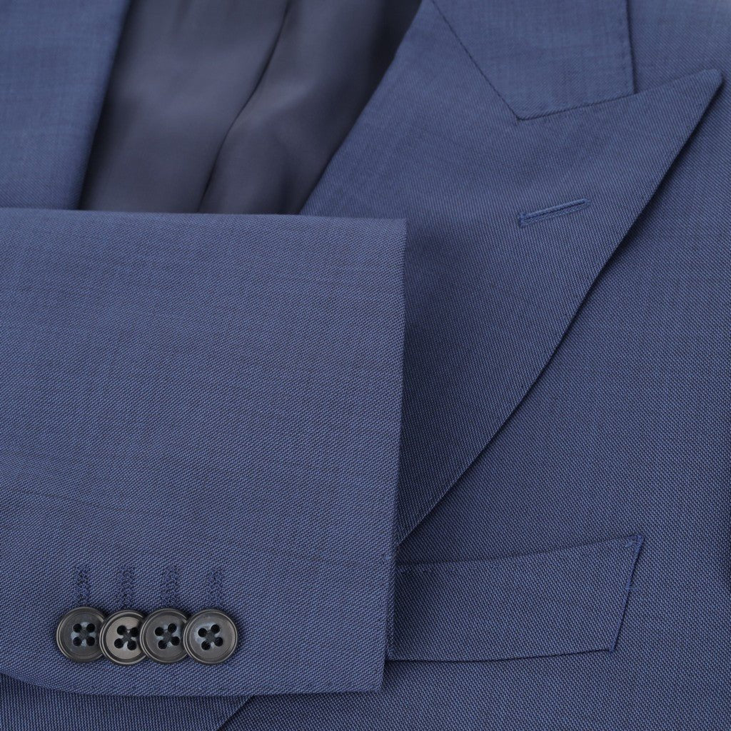 HENRY SARTORIAL Wool Suit MID BLUE - Henry Bucks