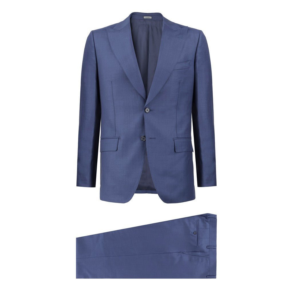 HENRY SARTORIAL Wool Suit MID BLUE - Henry Bucks