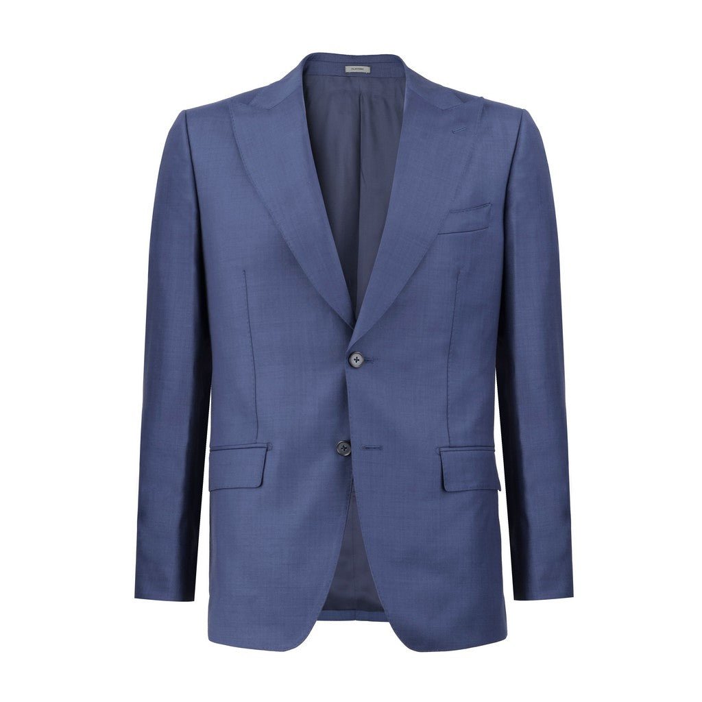 HENRY SARTORIAL Wool Suit MID BLUE - Henry Bucks