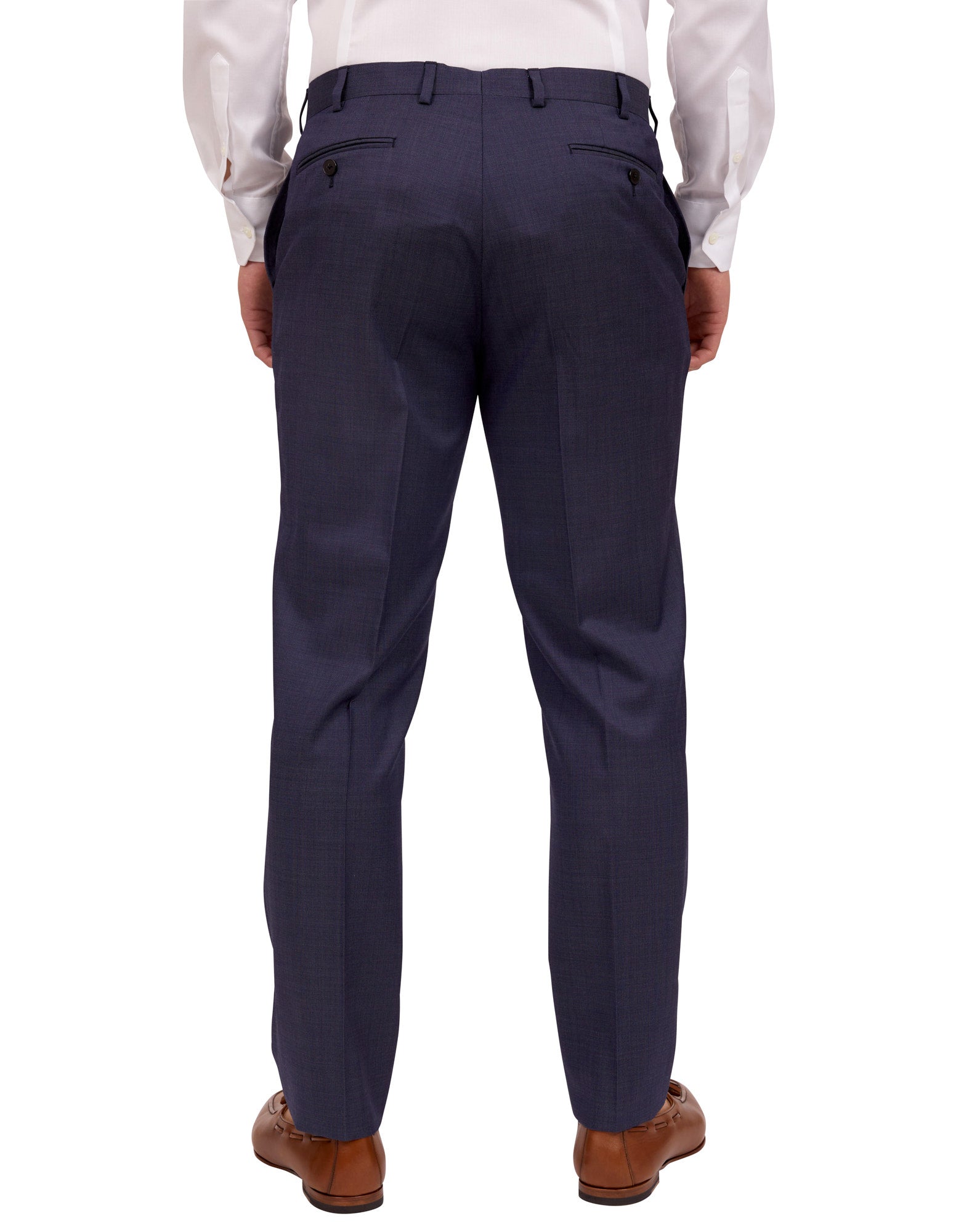 HENRY SARTORIAL Wool Trousers BLUE REG - Henry BucksTrouser - Formal34SS220004 - BLUE - R - 48