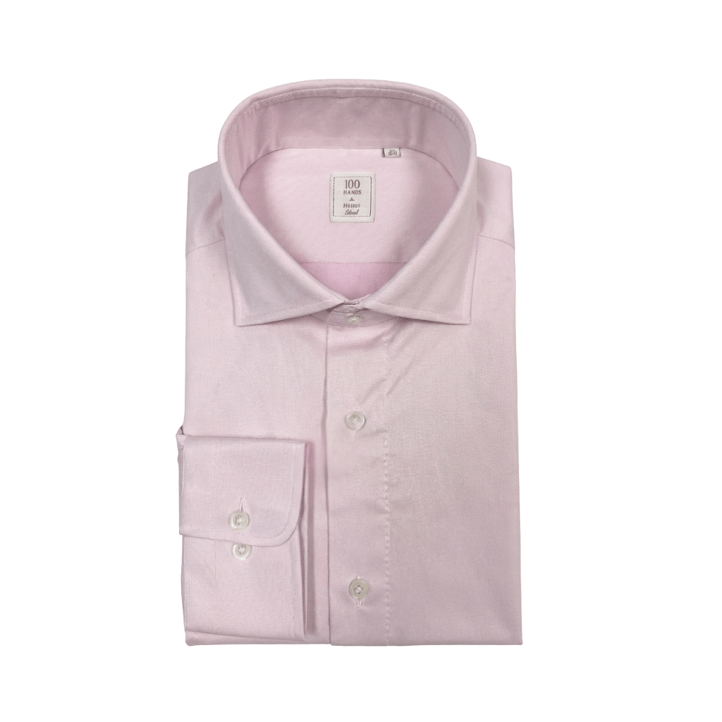 HENRY SARTORIAL X 100 HANDS Cotton Shirt LIGHT PURPLE - Henry Bucks