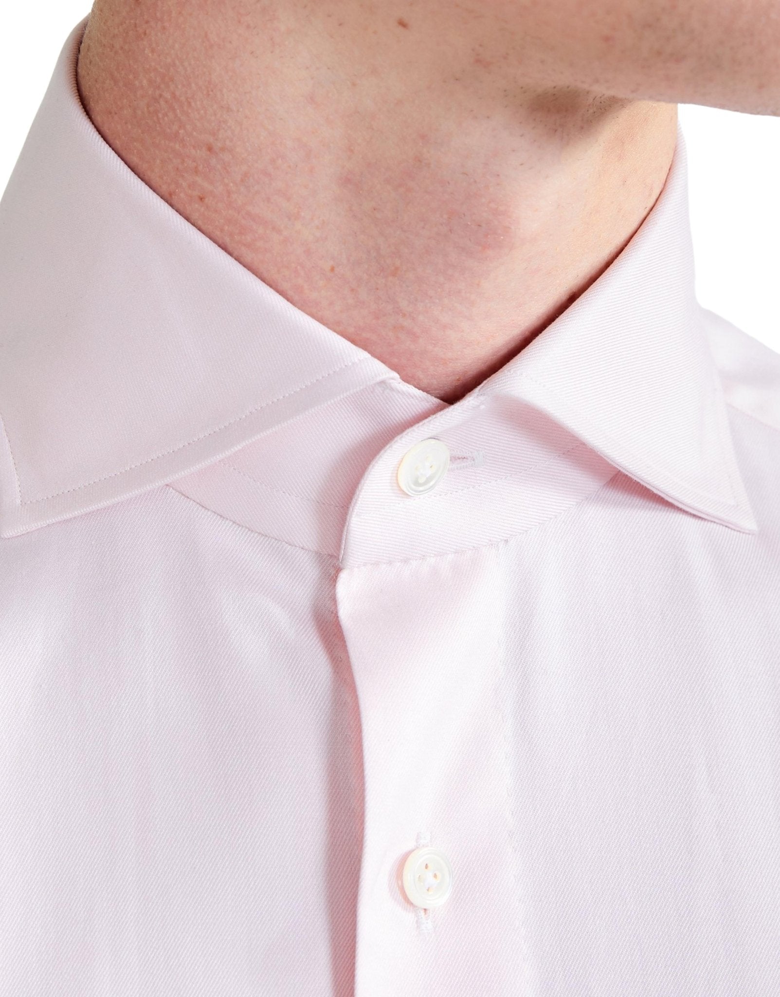 HENRY SARTORIAL X 100 HANDS Twill Shirt LIGHT PINK - Henry BucksShirts01AW240001 - LTPINK - 39