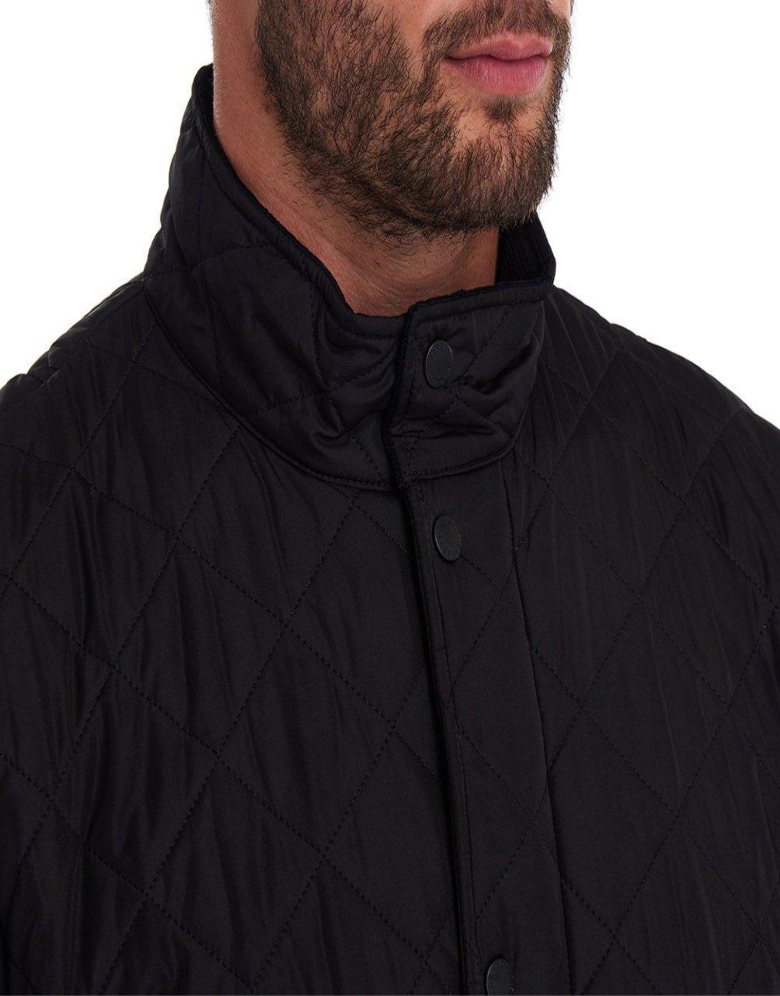 Henry Sartorial X Barbour Chelsea Sportsquilt Jacket Black - Henry BucksCasual Jackets38AW200081 - BLCK - SM