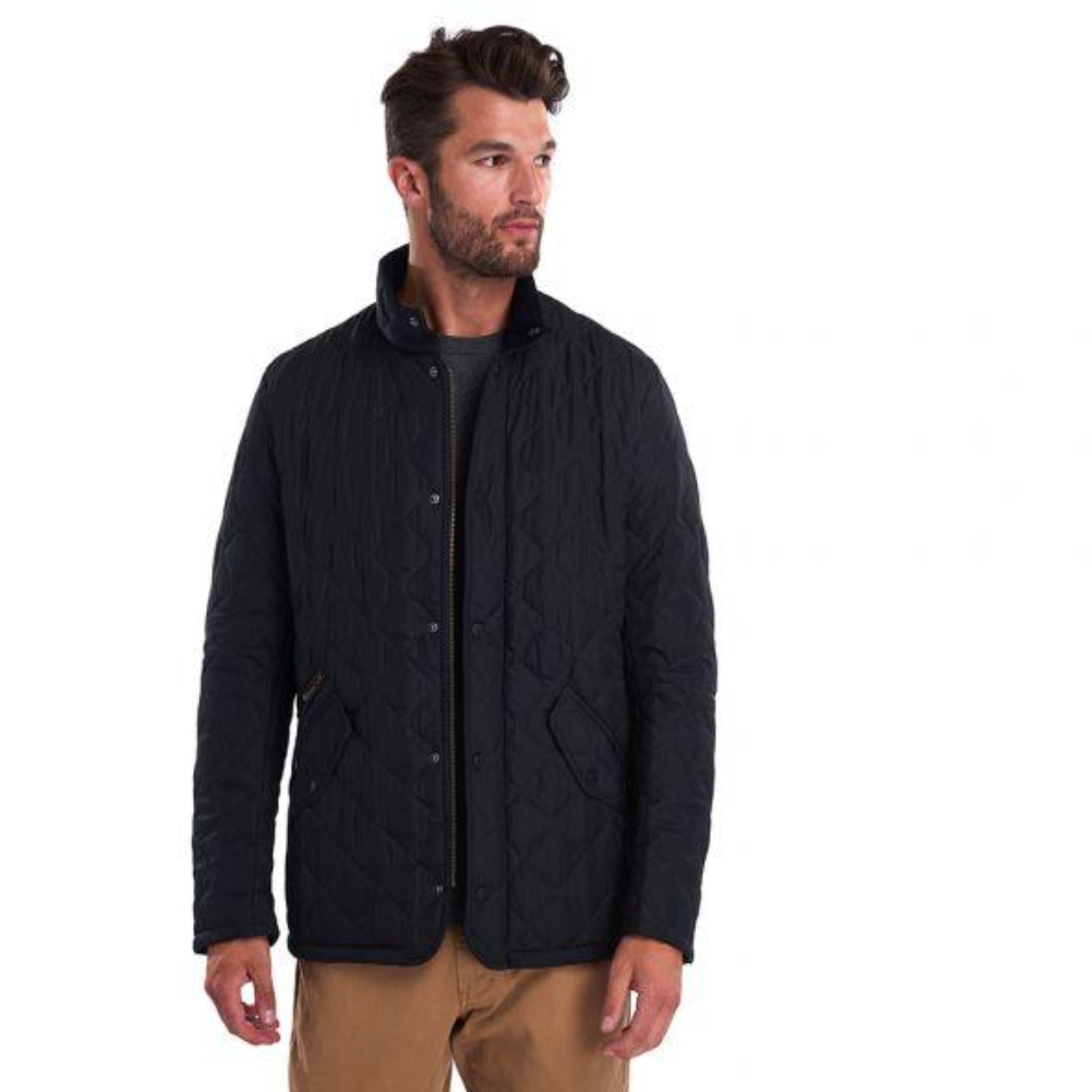 Barbour chelsea sportsquilt jacket navy hotsell