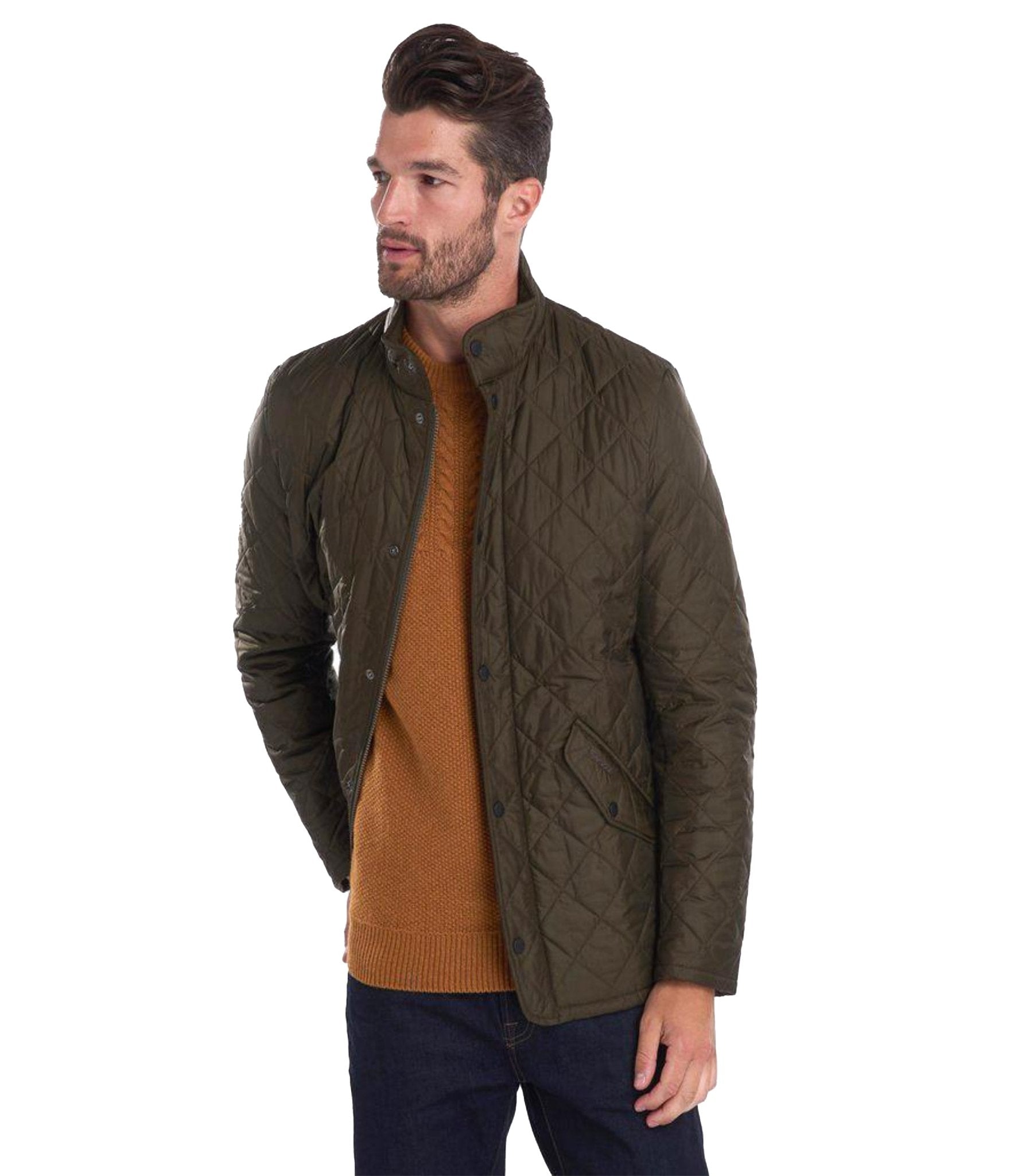 HENRY SARTORIAL X BARBOUR Chelsea Sportsquilt Jacket OLIVE - Henry BucksCasual Jackets38AW200080 - OLIVE - SM