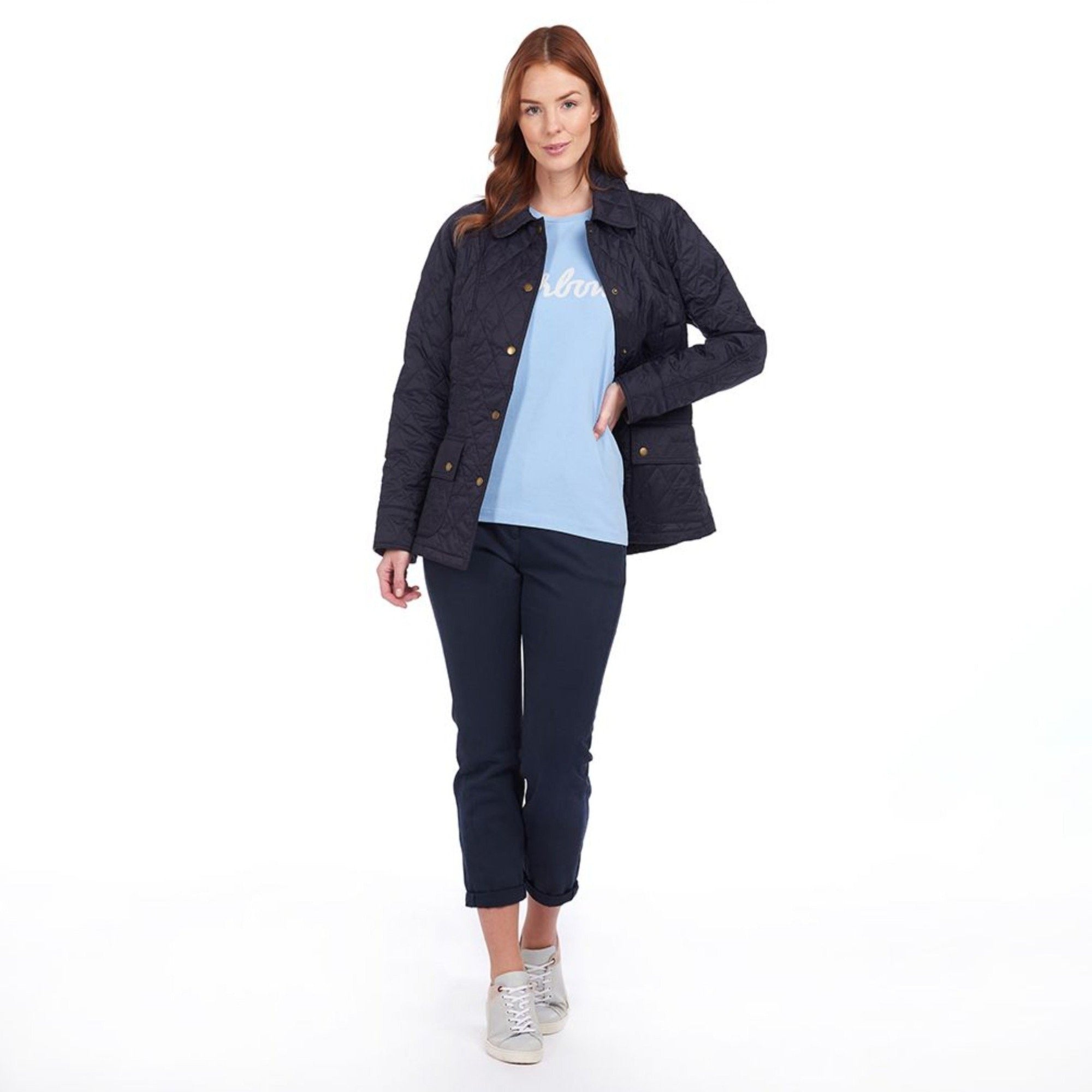 HENRY SARTORIAL x BARBOUR Women Beadnell Quilted Jacket NAVY - Henry BucksWOMENSWEAR40AW200519 - NAVY - 8