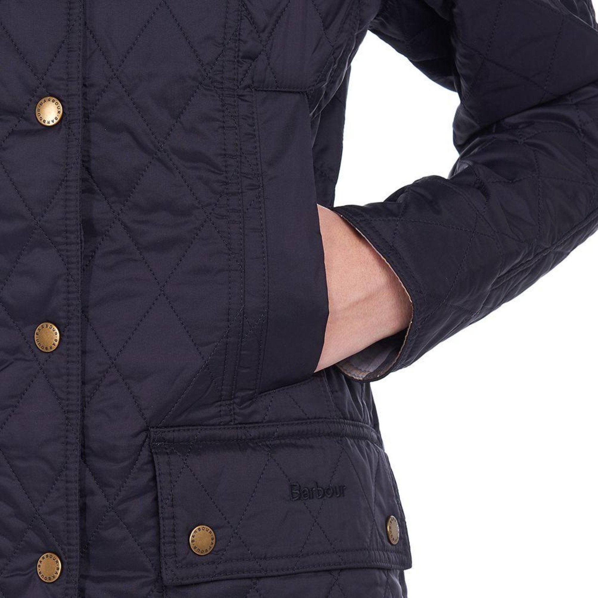 HENRY SARTORIAL x BARBOUR Women Beadnell Quilted Jacket NAVY - Henry BucksWOMENSWEAR40AW200519 - NAVY - 8