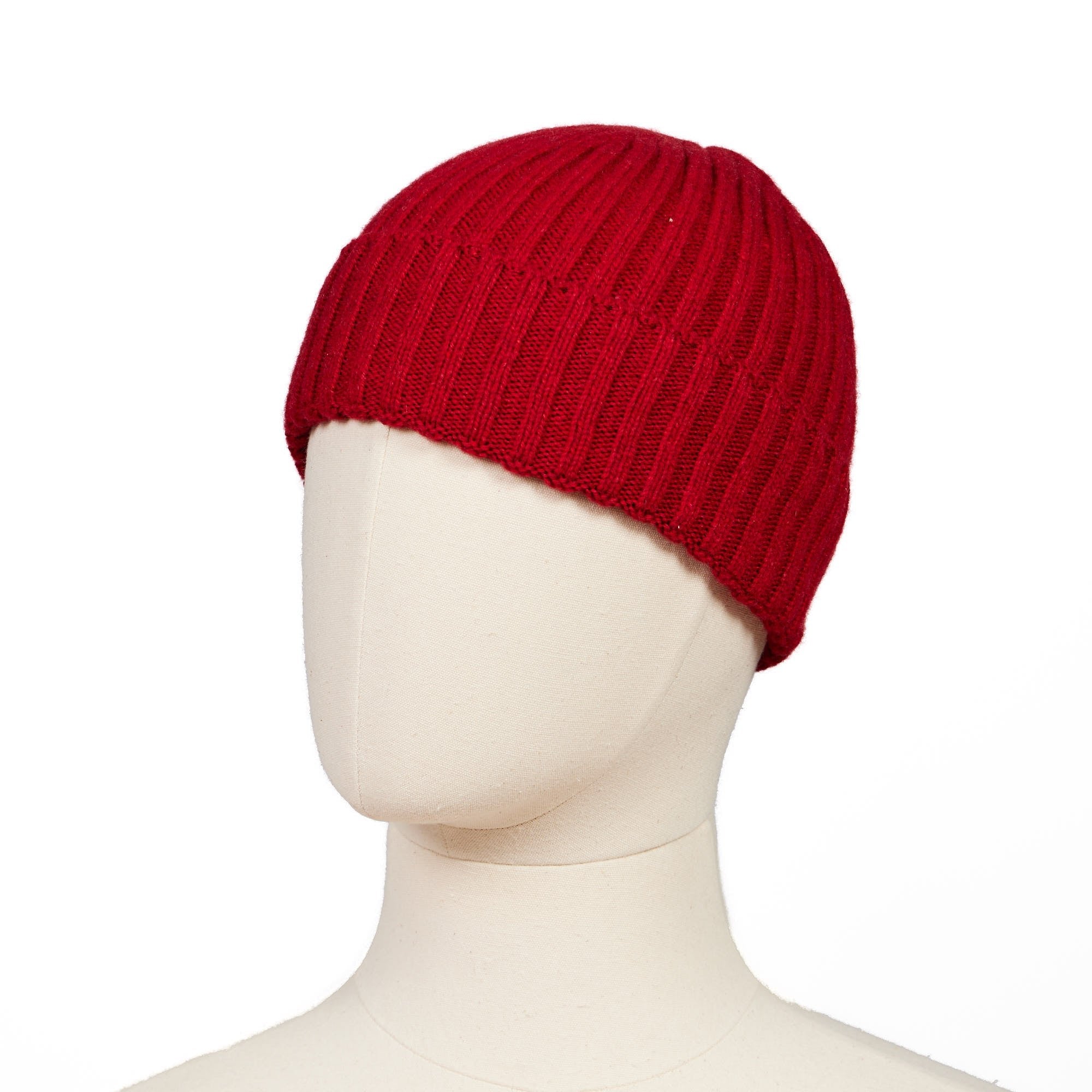HENRY SARTORIAL X CANTINI Cashmere Beanie RED - Henry BucksHats70AW240003 - RED