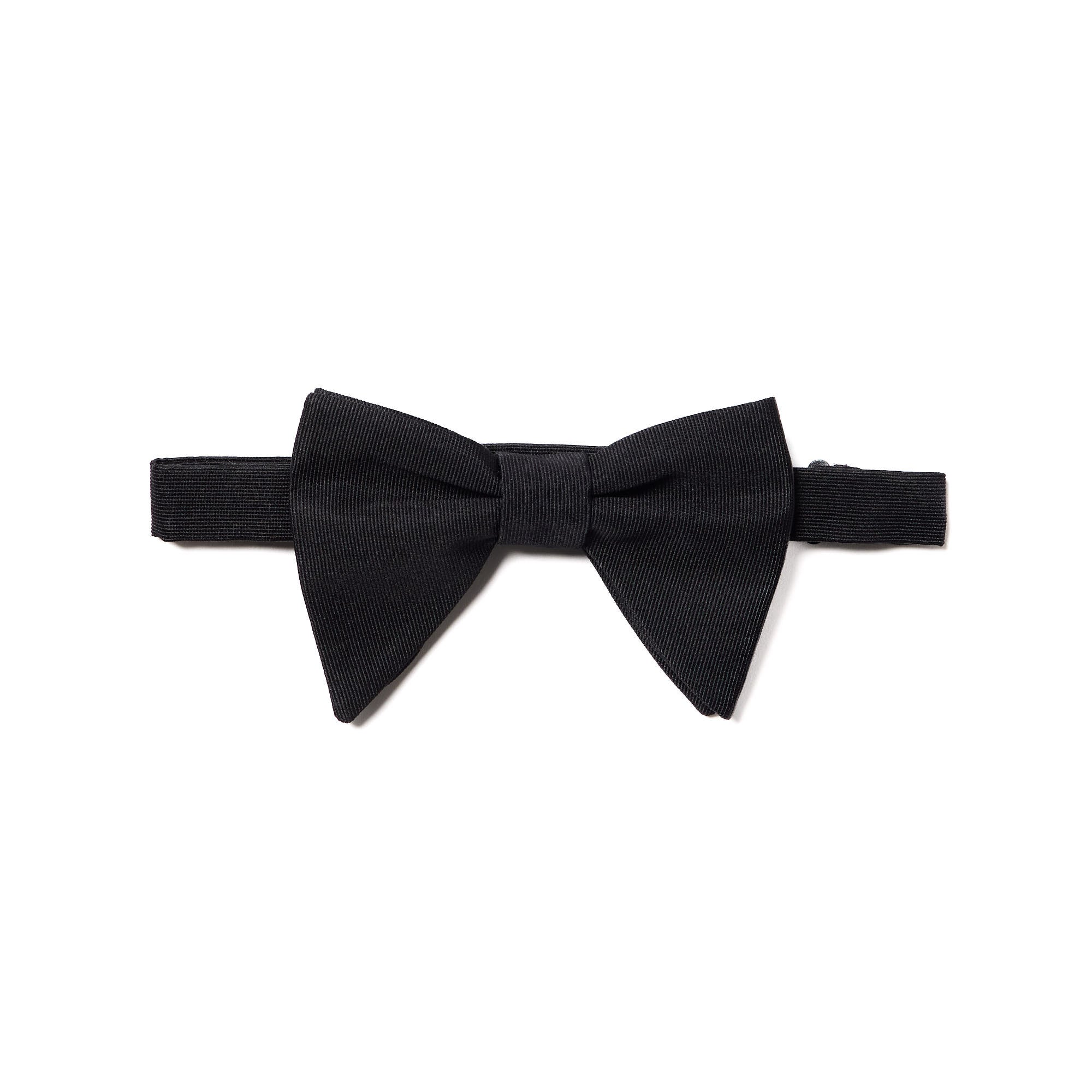 HENRY SARTORIAL X CANTINI Gros - Grain Bowtie BLACK - Henry BucksBow Ties68AW240094 - BLCK