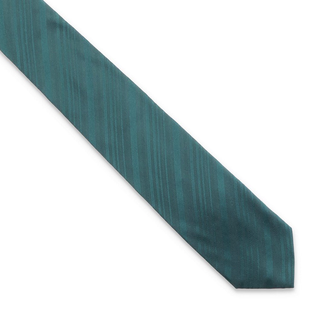 HENRY SARTORIAL X CANTINI Plain Silk Tie DEEP GREEN - Henry Bucks
