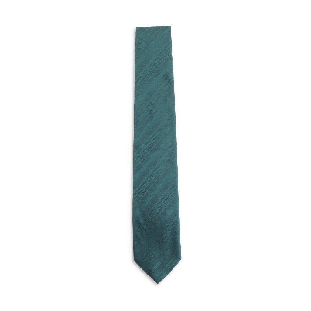 HENRY SARTORIAL X CANTINI Plain Silk Tie DEEP GREEN - Henry Bucks