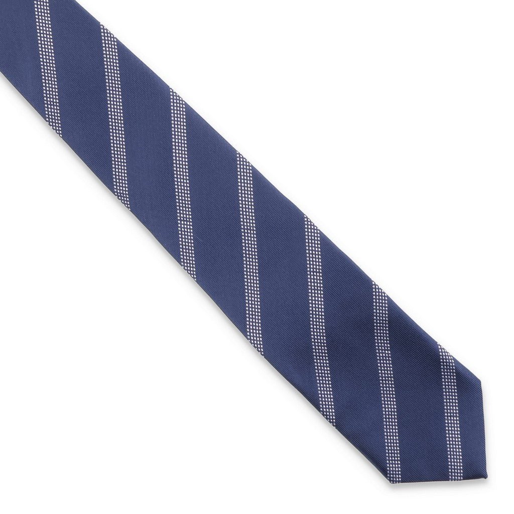 HENRY SARTORIAL X CANTINI Plain Silk Tie WHITE - Henry Bucks