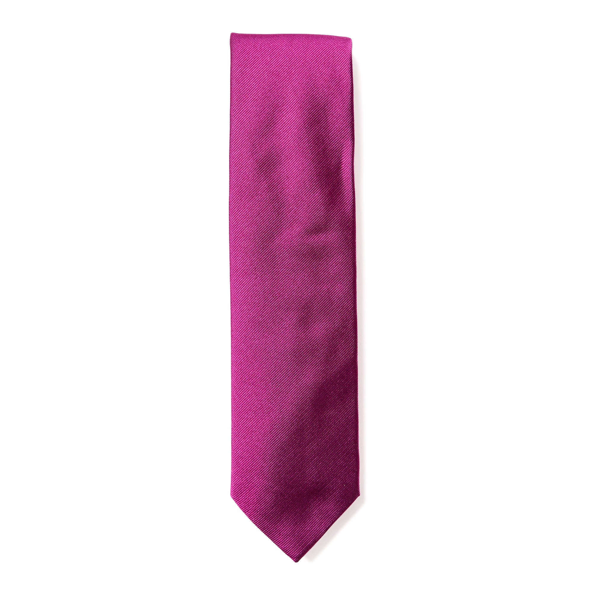 HENRY SARTORIAL X CANTINI Plain Woven Tie MAGENTA - Henry BucksTies68AW240083 - MGNTA