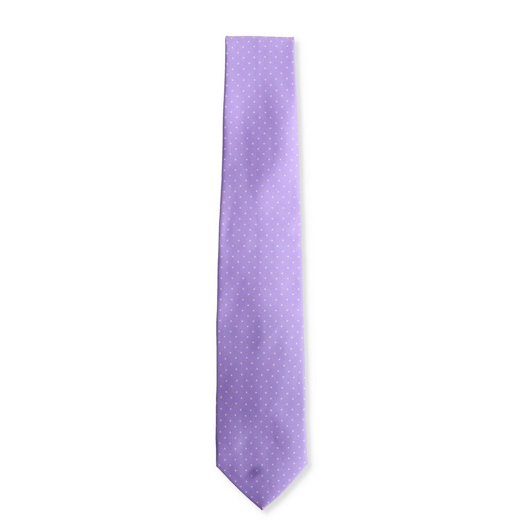 HENRY SARTORIAL X CANTINI Polka Dot Silk Tie LILAC - Henry Bucks