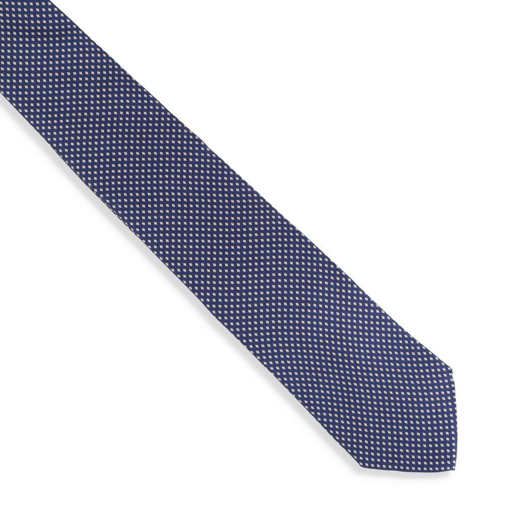 HENRY SARTORIAL X CANTINI Printed Diamond Tie SAND - Henry Bucks