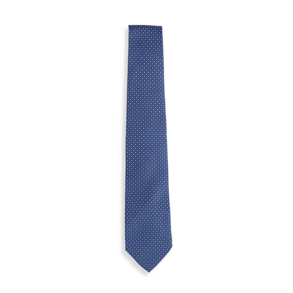 HENRY SARTORIAL X CANTINI Printed Multi Tie BLUE - Henry Bucks