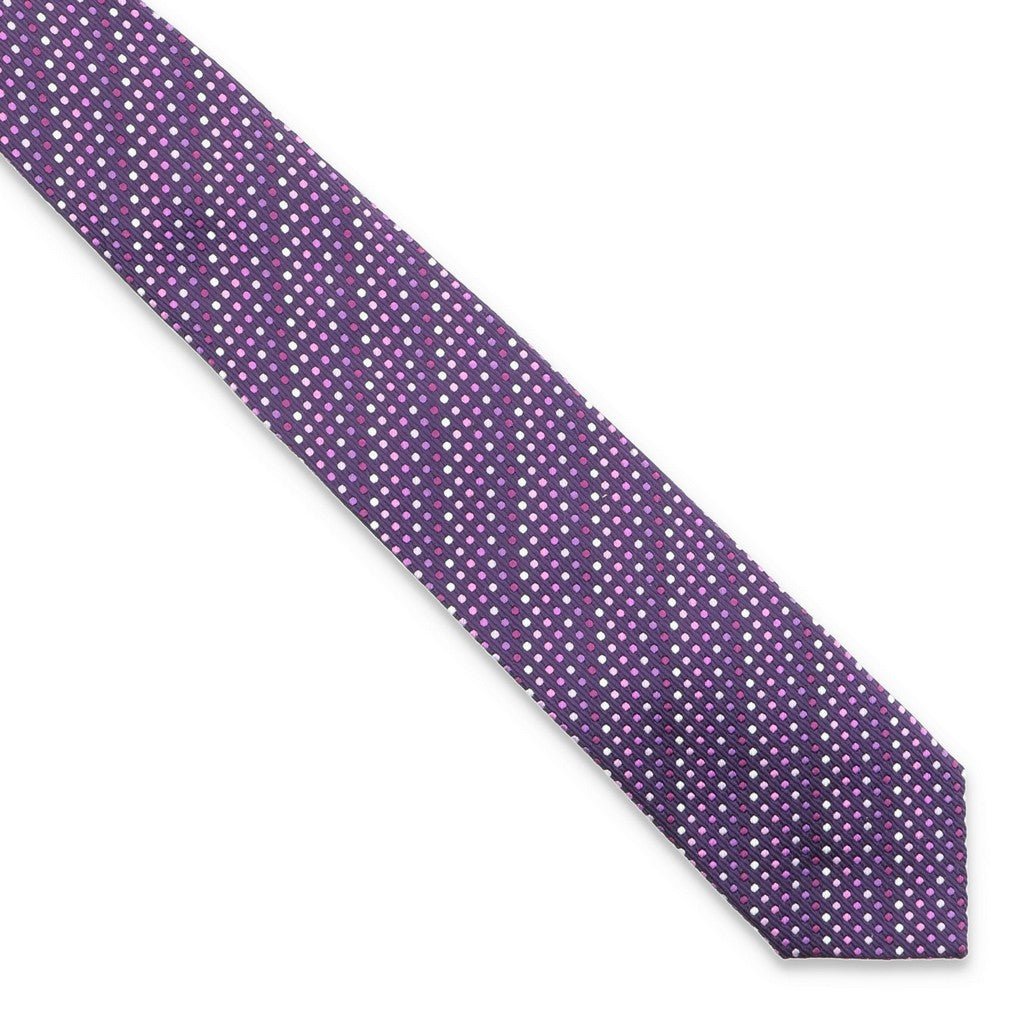 HENRY SARTORIAL X CANTINI Printed Silk Tie PINK - Henry Bucks