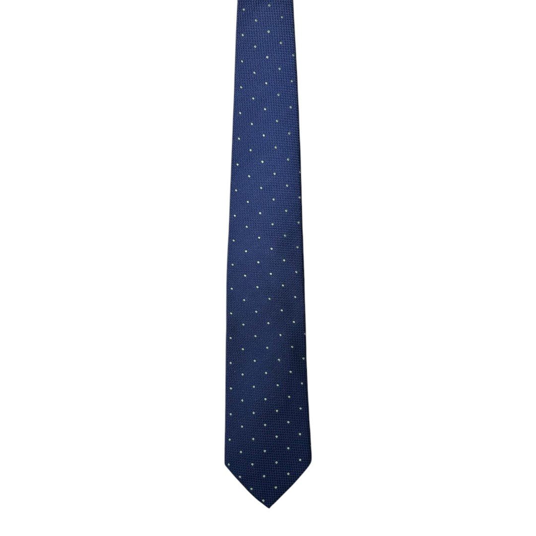 HENRY SARTORIAL X CANTINI Silk Woven Tie GREEN - Henry Bucks