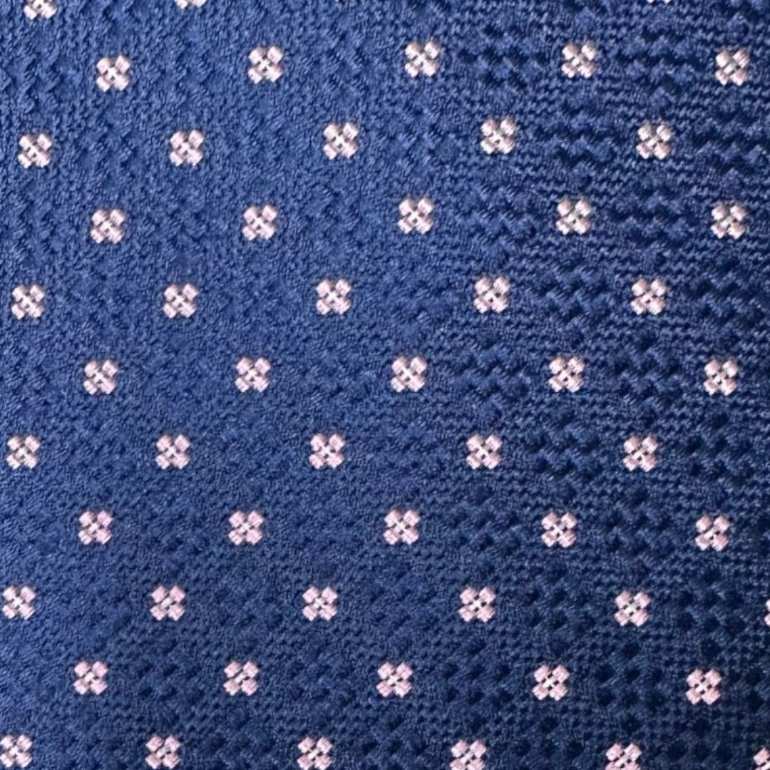HENRY SARTORIAL X CANTINI Silk Woven Tie PINK - Henry Bucks