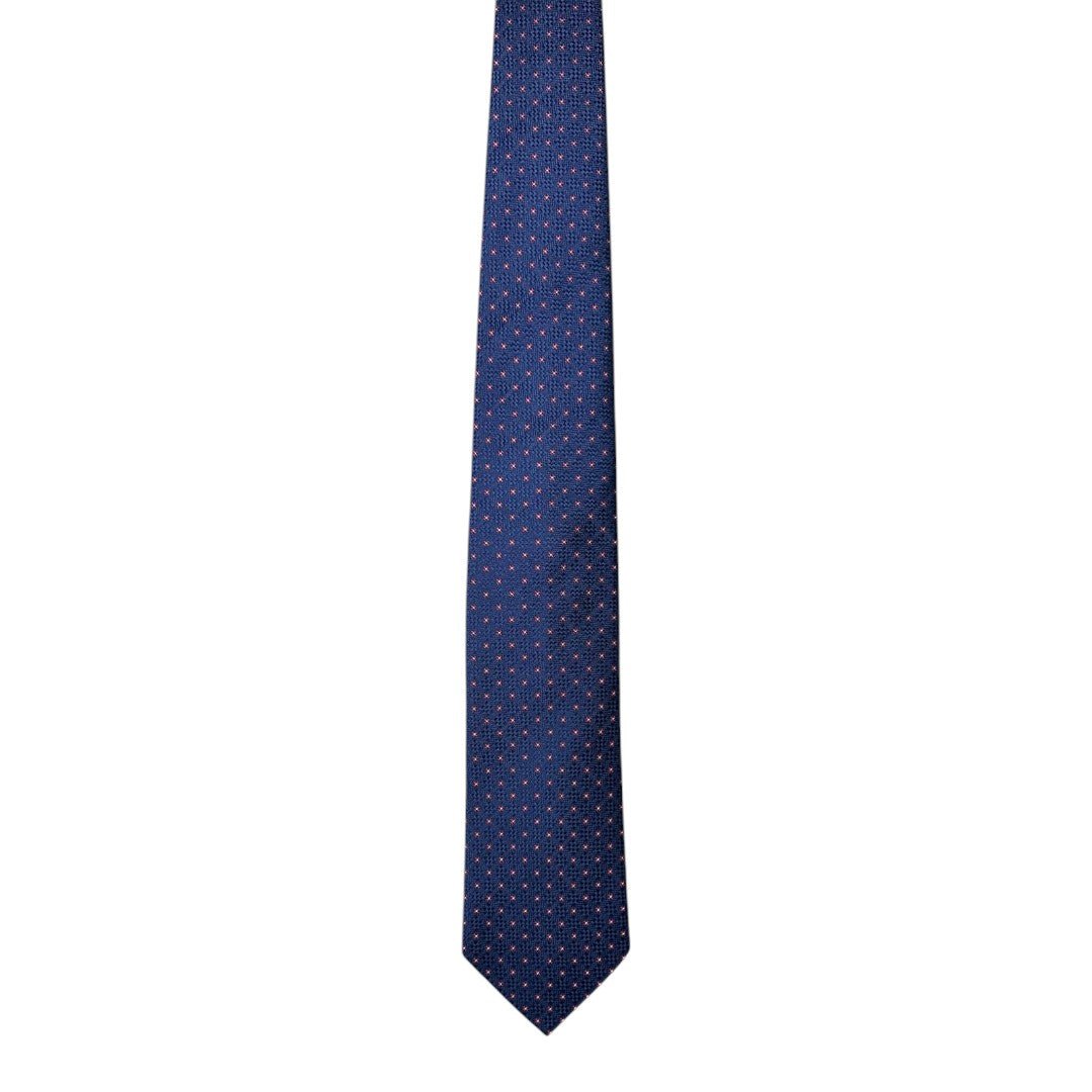 HENRY SARTORIAL X CANTINI Silk Woven Tie RED - Henry Bucks