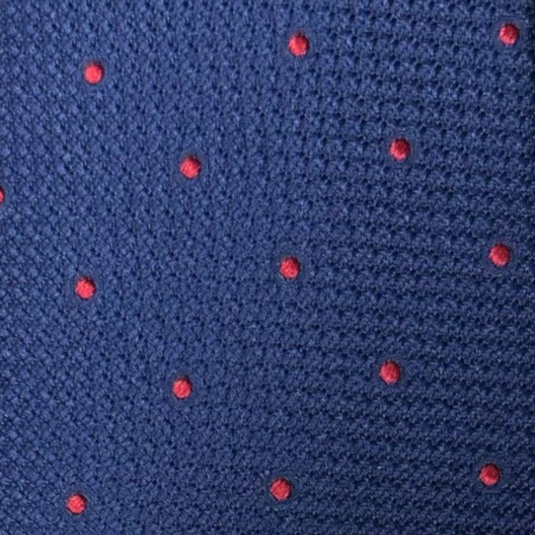 HENRY SARTORIAL X CANTINI Silk Woven Tie RED - Henry Bucks