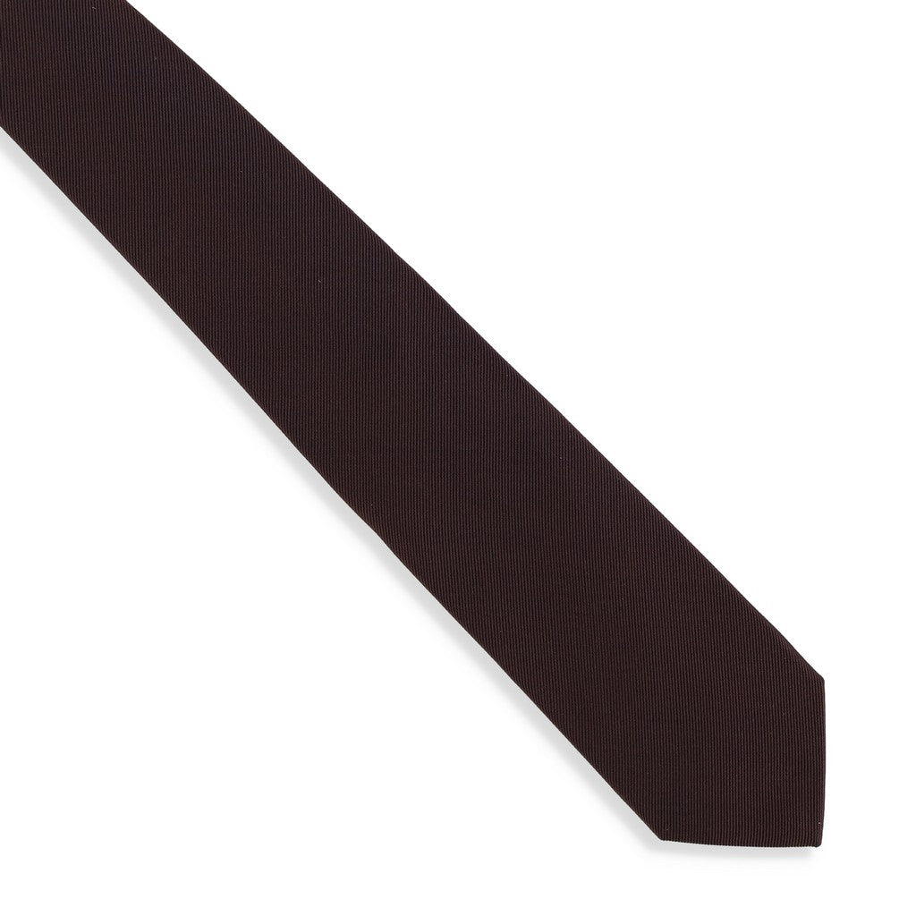 HENRY SARTORIAL X CANTINI Woven Multi Stripe Tie BROWN - Henry Bucks