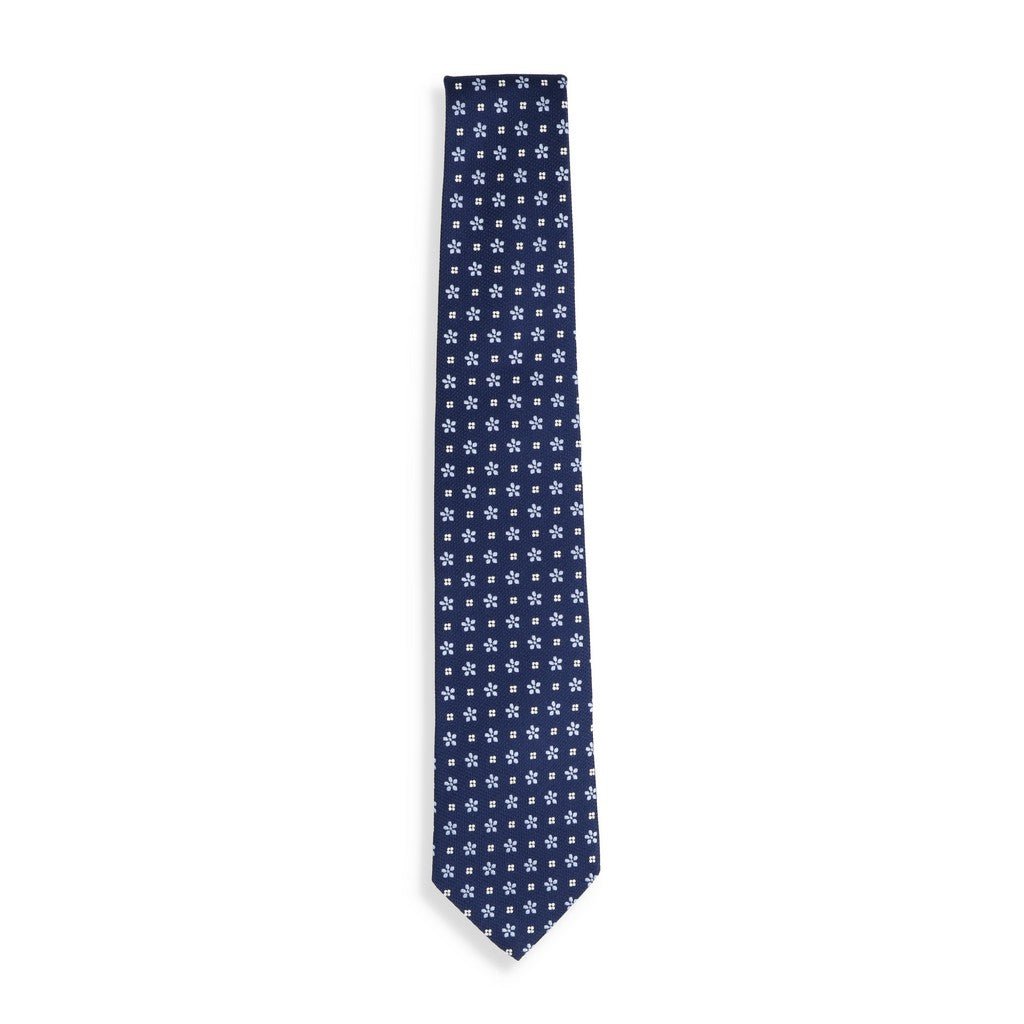 HENRY SARTORIAL X CANTINI Woven Tie Deep BLUE - Henry Bucks