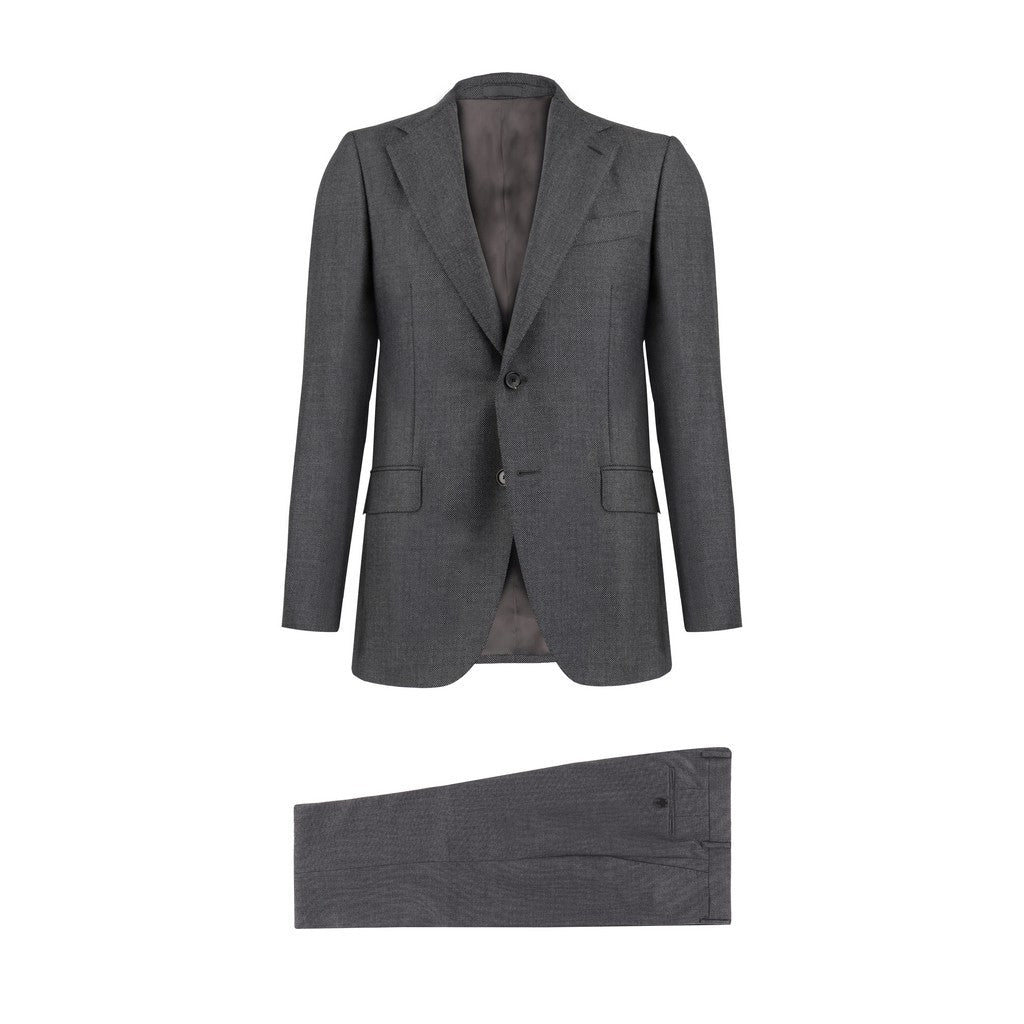 HENRY SARTORIAL x CARUSO 100% Wool Business Suit GREY - Henry Bucks