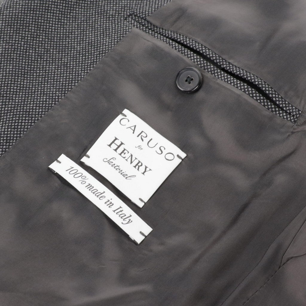 HENRY SARTORIAL x CARUSO 100% Wool Business Suit GREY - Henry Bucks
