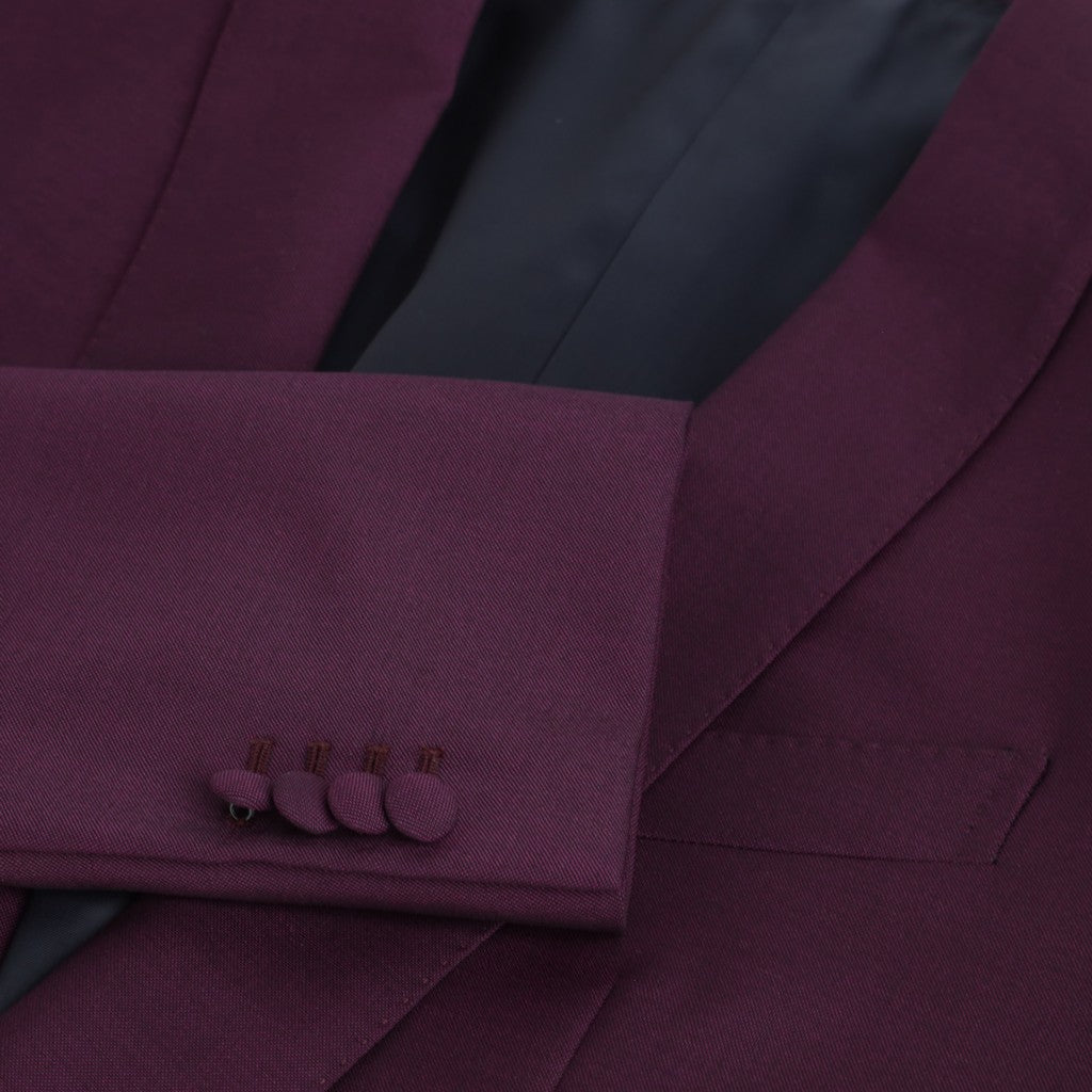HENRY SARTORIAL X CARUSO Blazer BURGUNDY REG - Henry Bucks