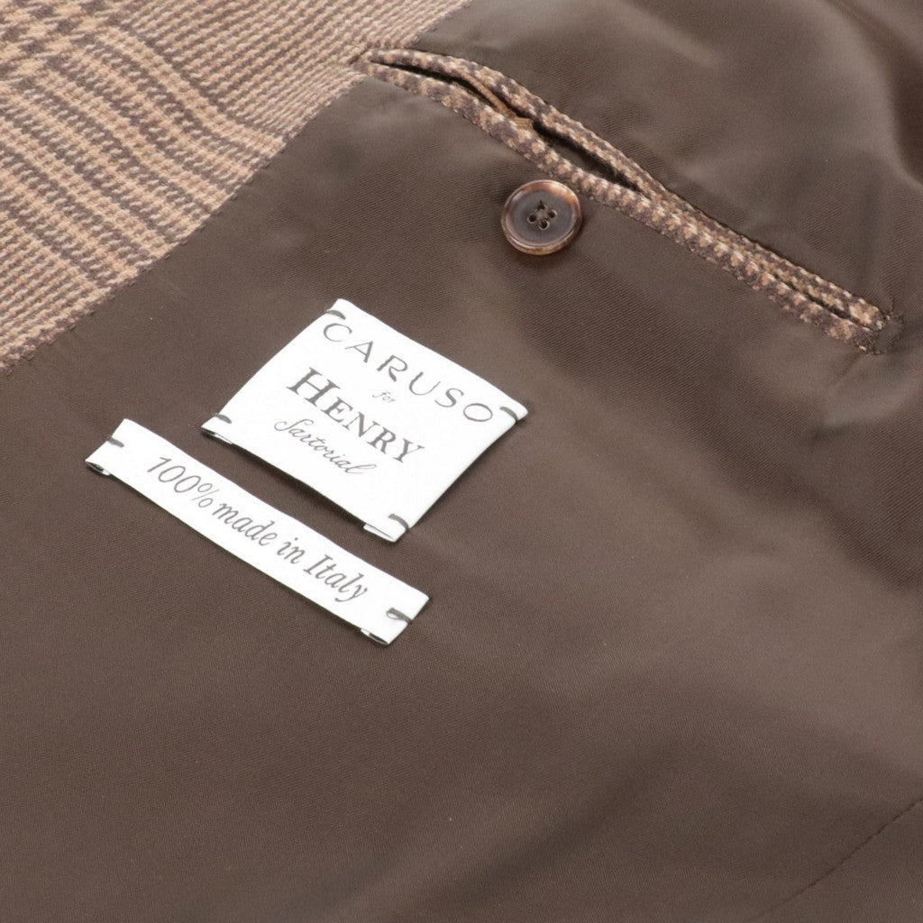 HENRY SARTORIAL x CARUSO Camel Hair Blazer BROWN - Henry Bucks