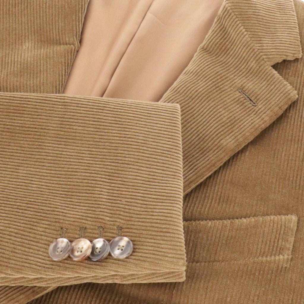 HENRY SARTORIAL x CARUSO Cotton Blazer CAMEL - Henry Bucks