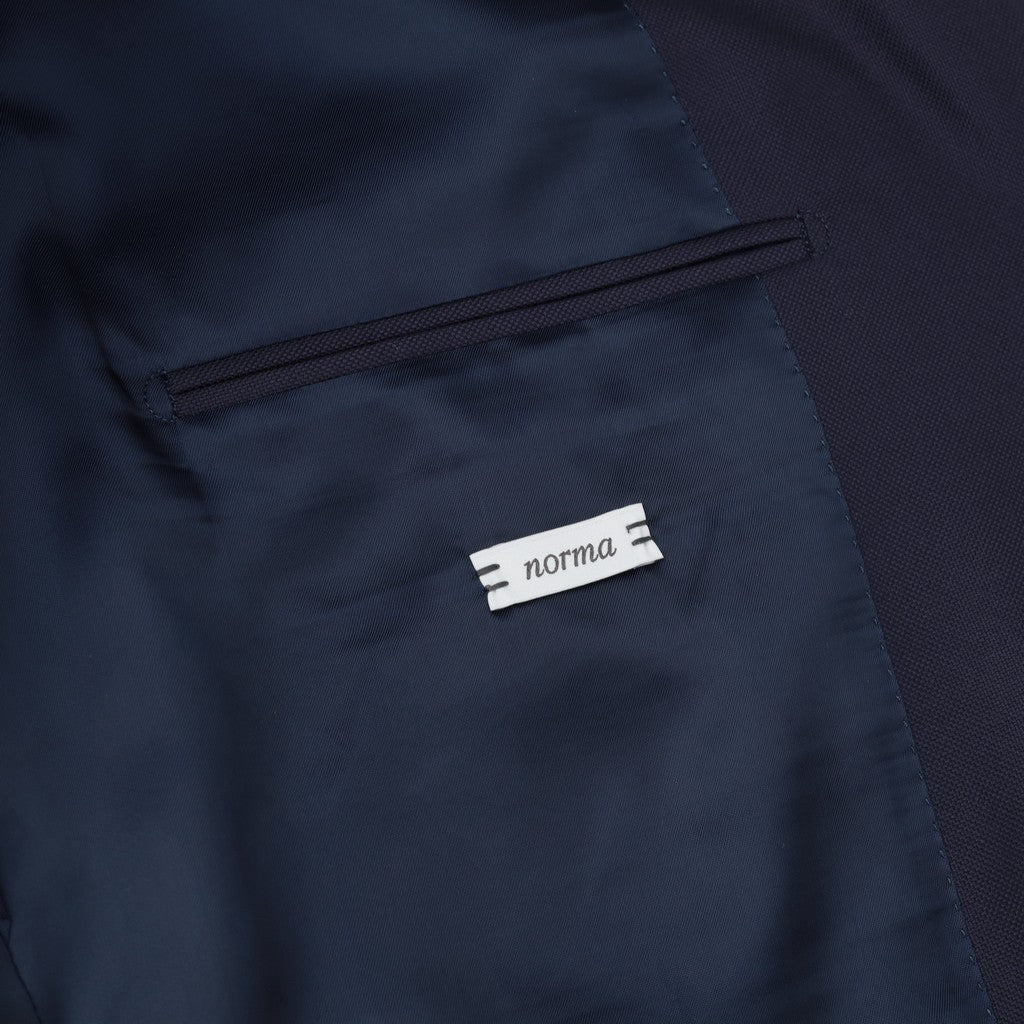 HENRY SARTORIAL x CARUSO Cotton Blazer MID BLUE REG - Henry Bucks