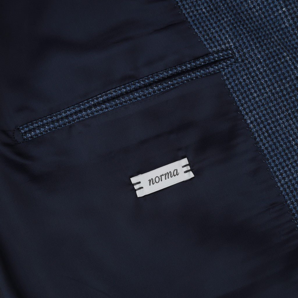HENRY SARTORIAL x CARUSO Drago Linen Blend Blazer BLUE REG - Henry Bucks