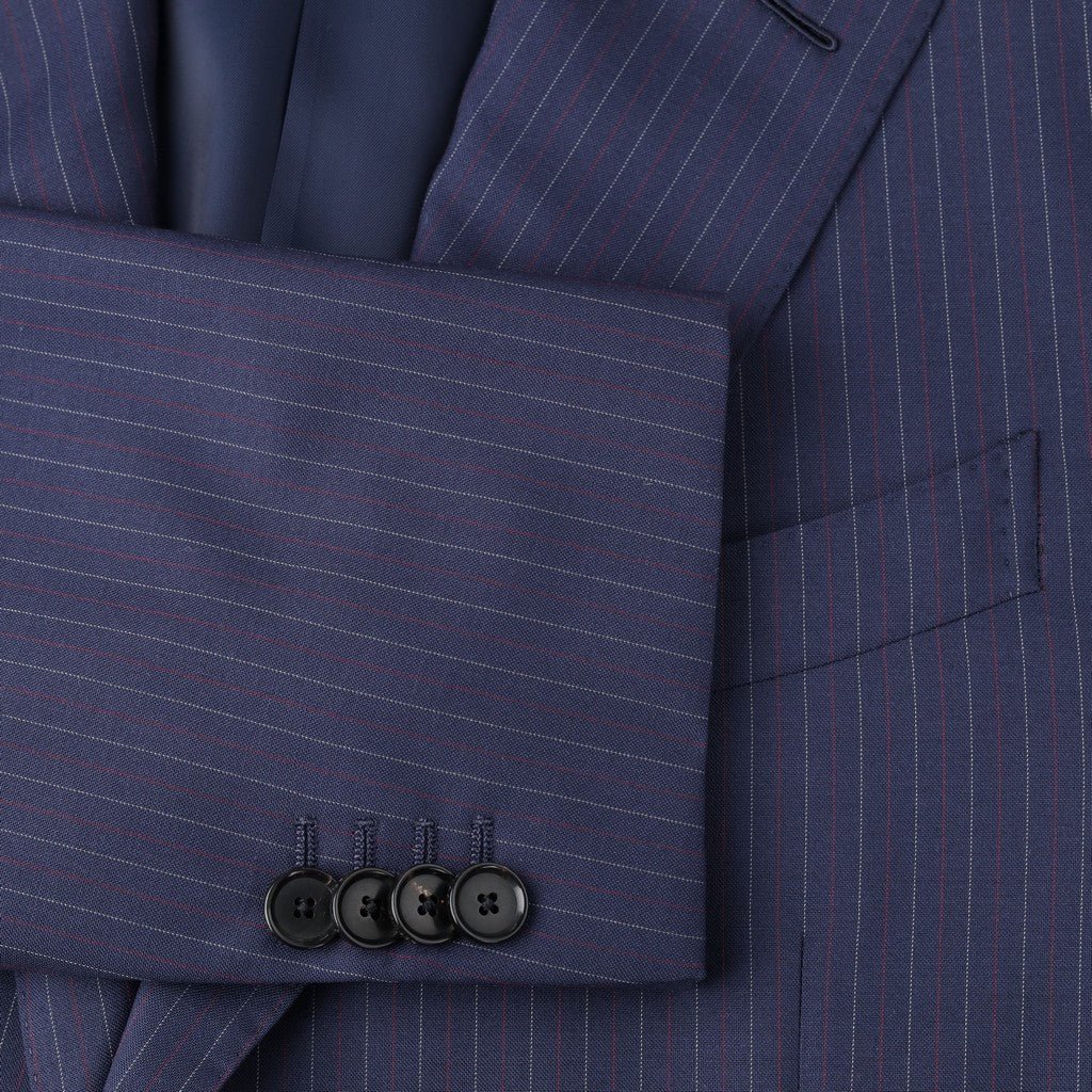 HENRY SARTORIAL x CARUSO Drago Virgin Wool Suit BLUE REG - Henry Bucks
