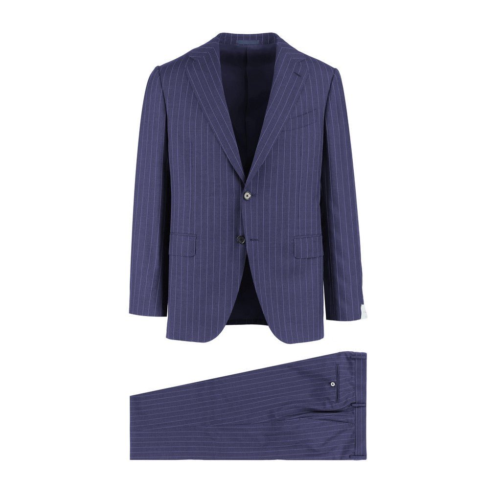 HENRY SARTORIAL x CARUSO Drago Virgin Wool Suit BLUE REG - Henry Bucks