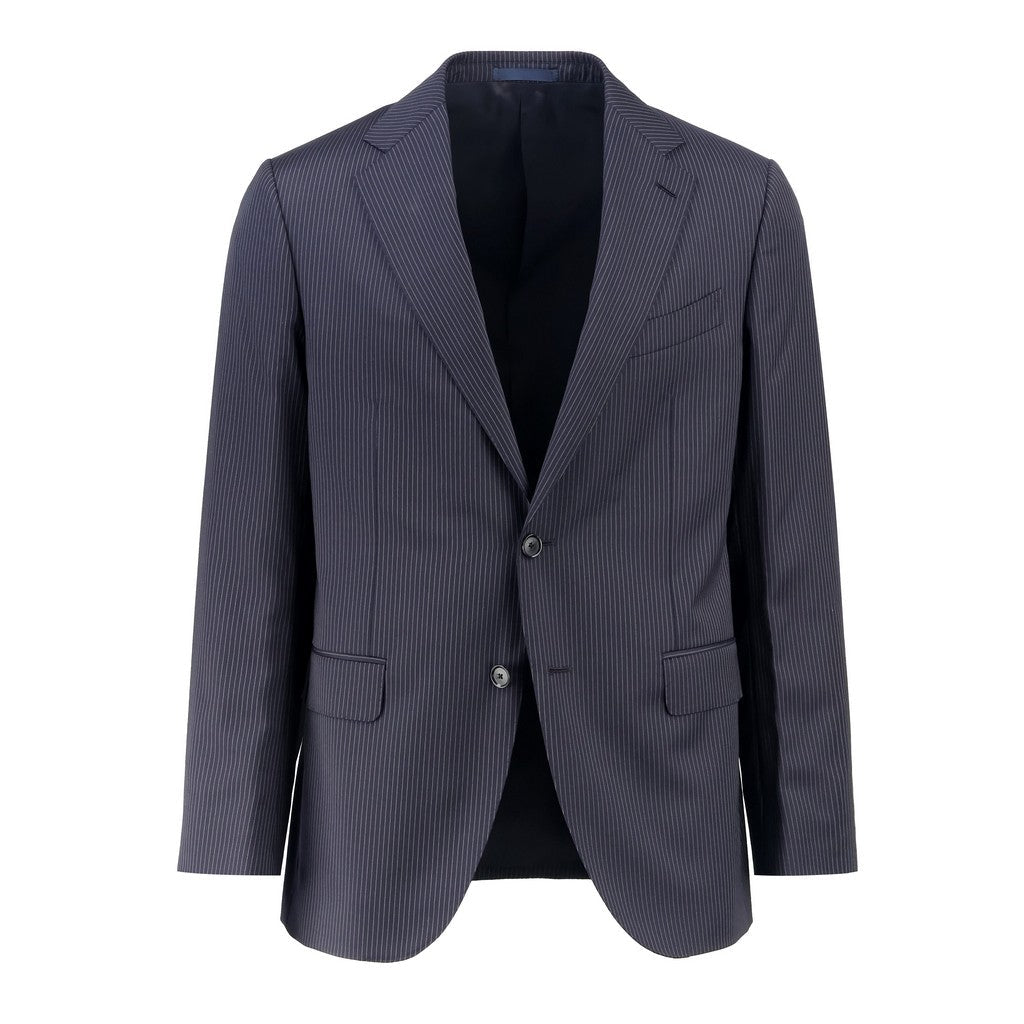 HENRY SARTORIAL x CARUSO Drago Virgin Wool Suit NAVY REG - Henry Bucks