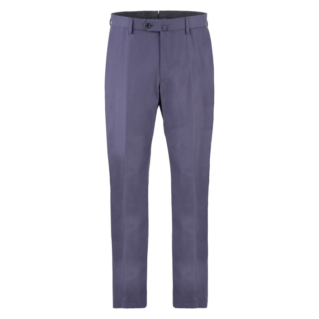 HENRY SARTORIAL X CARUSO E.Thomas Cotton Trousers NAVY REG - Henry Bucks