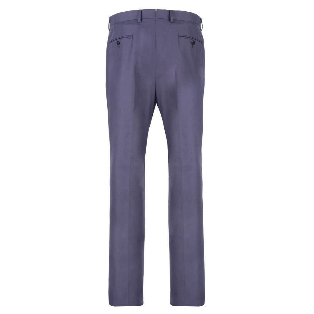 HENRY SARTORIAL X CARUSO E.Thomas Cotton Trousers NAVY REG - Henry Bucks