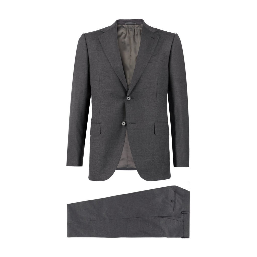 HENRY SARTORIAL x CARUSO Full Lined Business Suit CHARCOAL - Henry Bucks