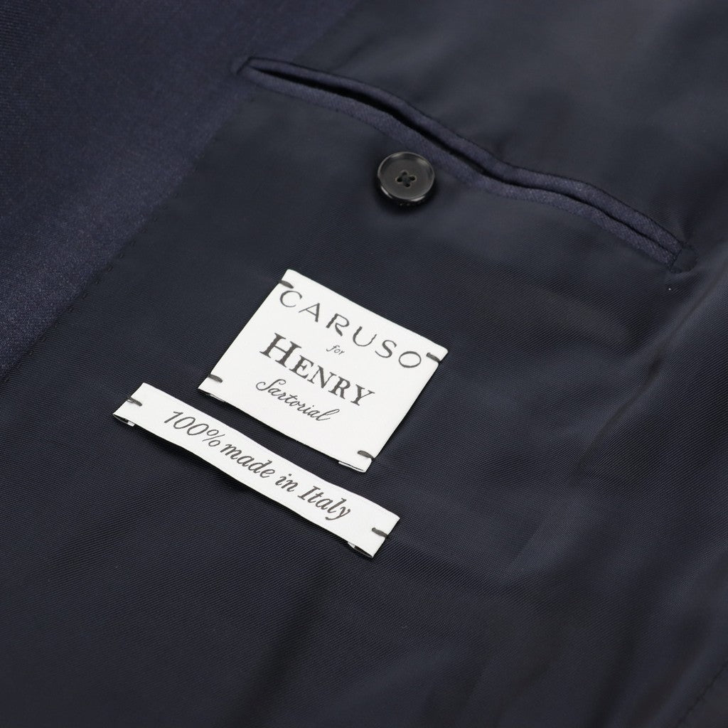 HENRY SARTORIAL x CARUSO Full Lined Business Suit NAVY - Henry Bucks