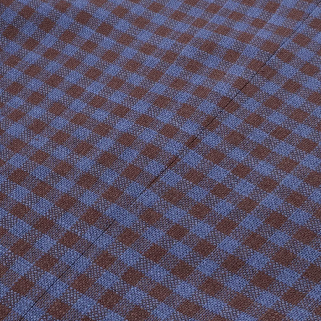 HENRY SARTORIAL x CARUSO Lana Blazer BLUE/BROWN - Henry Bucks