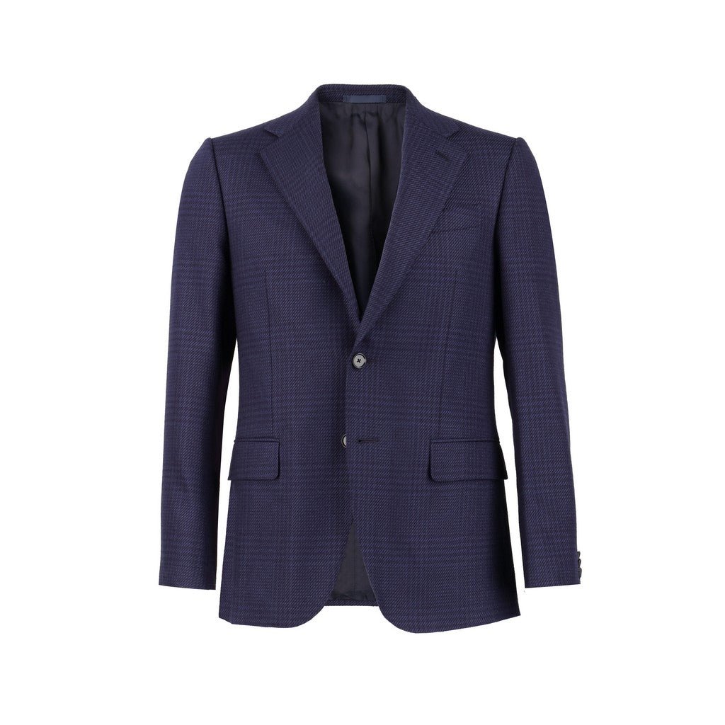 HENRY SARTORIAL x CARUSO Lana Cotton Blazer NAVY - Henry Bucks