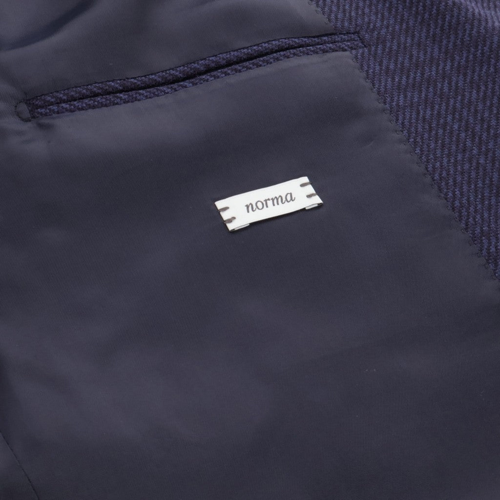HENRY SARTORIAL x CARUSO Lana Cotton Blazer NAVY - Henry Bucks